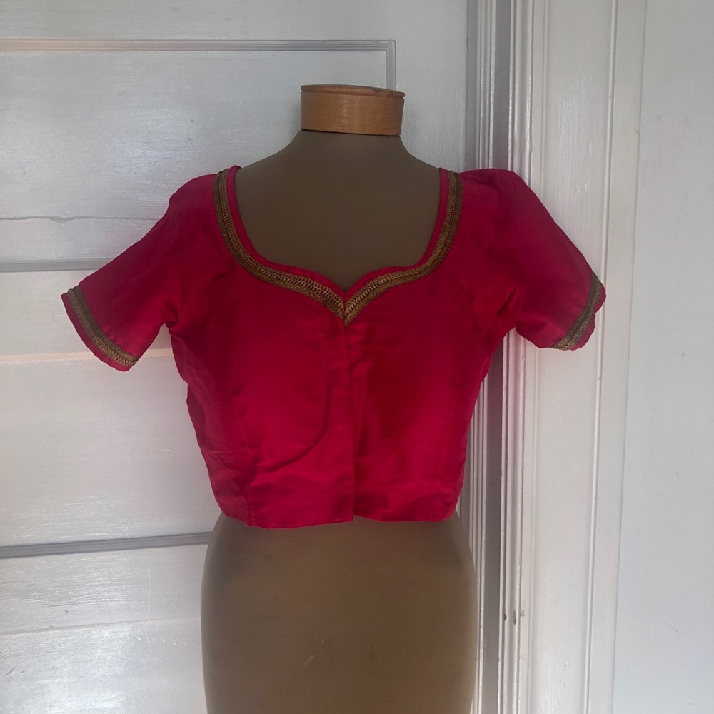 Silk Crop Top from India